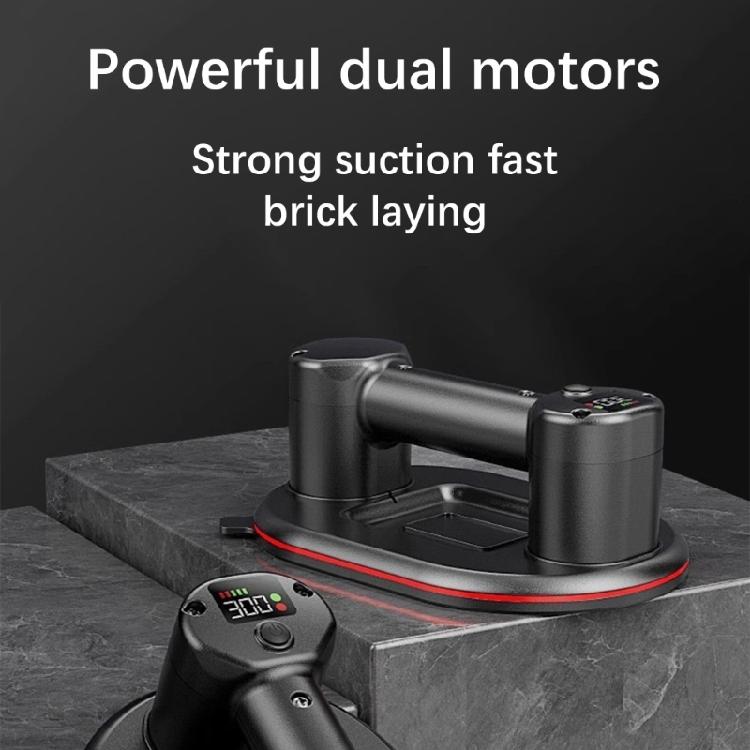 High Capacity 4000mAh Battery Suction Cup Lifter 660lbs Strength 10Inch Base Smooth Materials Handling