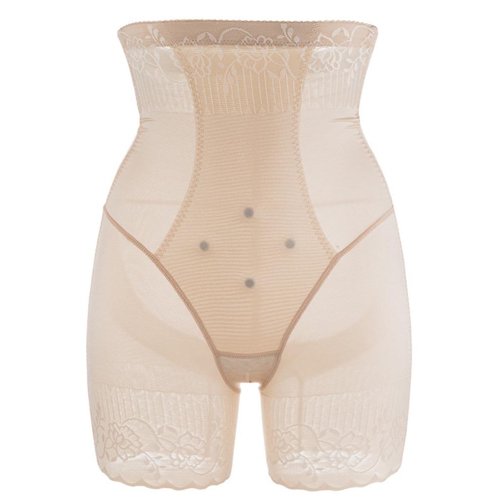 High Waist Lace Slimming Shapewear Mesh Transparent Body Shaping Briefs Butt Lifting Panties  Gifts