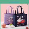 Cartoon Insulated Lunch Bag For Students And Office Workers With Aluminum Foil Material