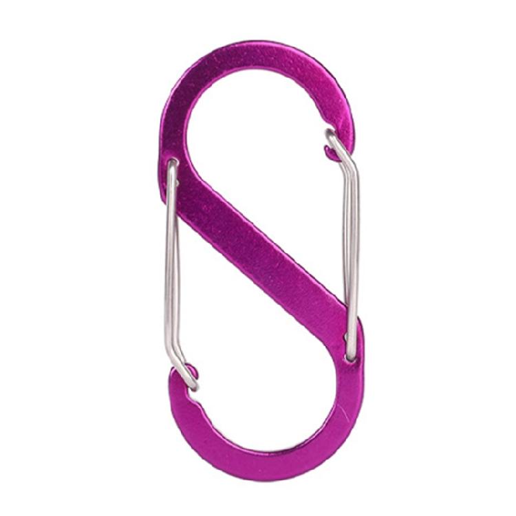 Aluminum Alloys S Shaped Carabiner Double Snap Hook AntiTheft Backpacks Buckle