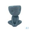 Luminous Face Planter Pot Head Flower Pot Cute Resin Succulent Planter Flowerpot With Drain Hole For House Office Decor