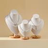 High-End Pearl Necklace Display Stand and Jewelry Storage