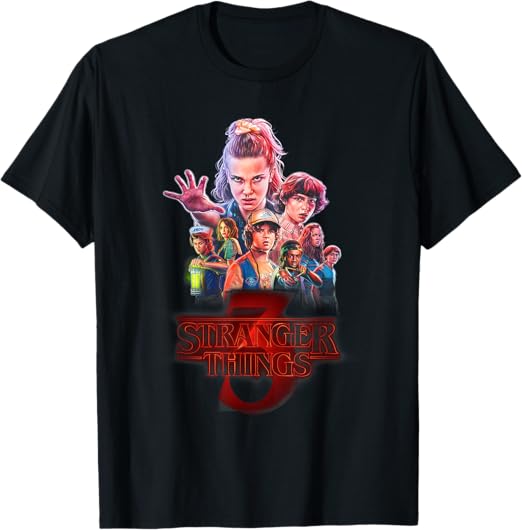 Stranger Things Season Three Poster T-Shirt 100