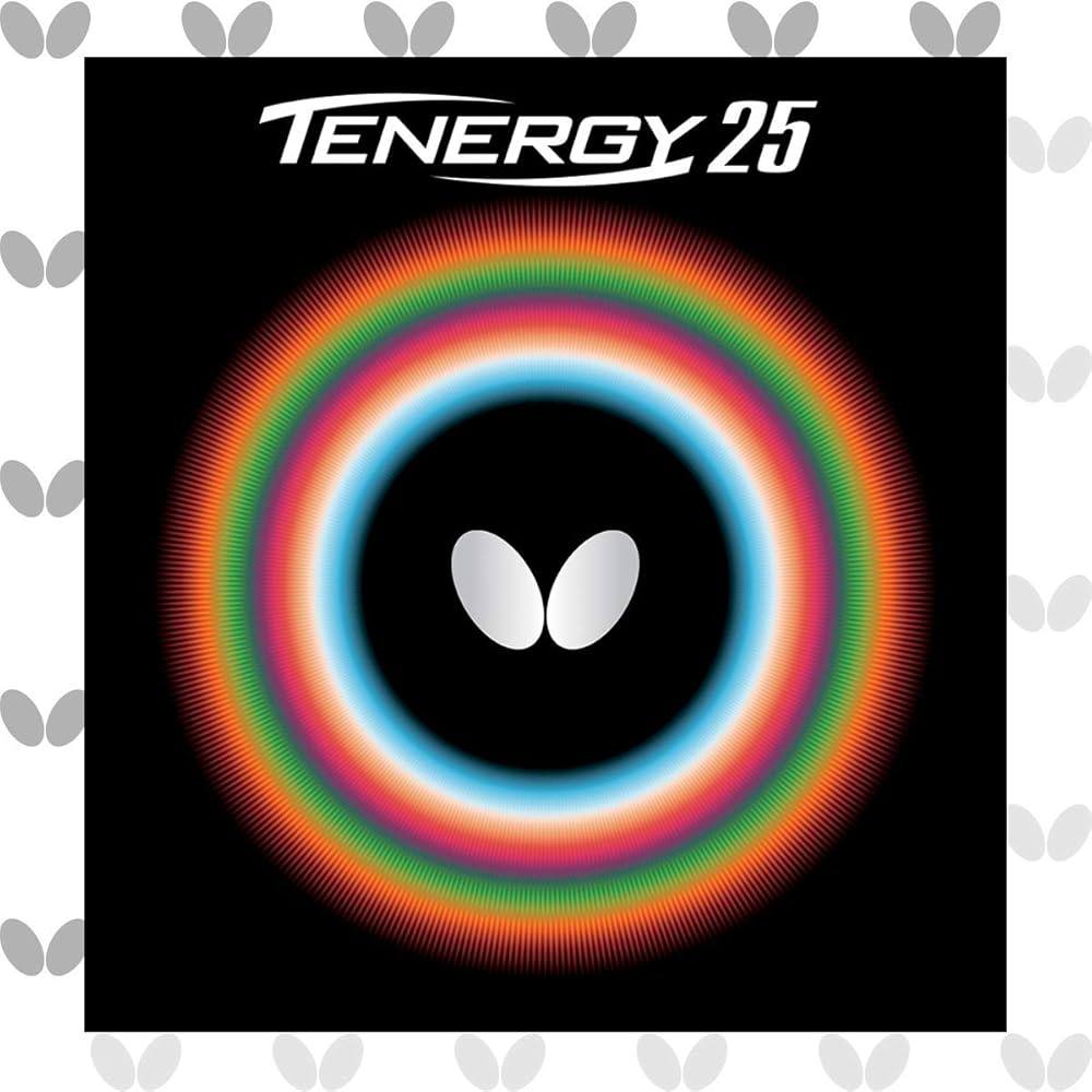 Butterfly Tenergy 25 Black Table Tennis Rubber 2.1mm Thickness 05810 278