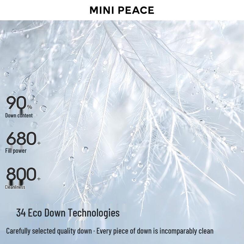 MiniPeace Boys' Hooded Down Jacket