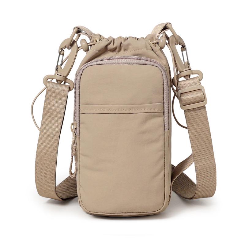 Unisex Crossbody Water Bottle & Phone Bag - Portable Outdoor Sports Storage Bag