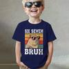 Fashion Kids T-Shirt Six Seven 67 Meme Graphic Print Boy and Girl Tees Top Summer Short Sleeve O Neck Casual Outdoor Kids Clothing