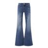 Spring Vintage Old Money Micro Flare Denim Pants For Women Casual Pants Oversize Denim Trousers