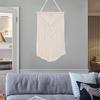 Beige Wall ing Tapestry, Bohemian Macrame Tassel Decoration Woven Tapestry Party Background