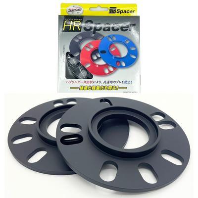 Synsei HS-5-66B Spacer with Hub 0.2 Inch (5 Mm), PCD100-114.3, 4H/5H, 2 Pieces, Black