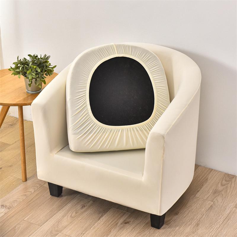 1PC Elastic Tub Chair Cover Stretch Armchair Cover Club Sofa Slipcover for Living Room Couch Covers with Seat Cushion Covers