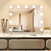 ANYHI Makeup Hollywood Tabletop 3 Color Adjustable 11 LED 10x Mirror, Mirror, Mirror, Modes, Brightness, Bulbs, Magnification, 48.541cm