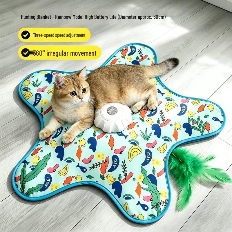 MANWOGA Automatic Cat Teaser Play Mat