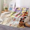 Pokémon Combination  Print Flannel Blanket, High Quality Comfortable for All Seasons, Home Decor, Warmth and Comfort