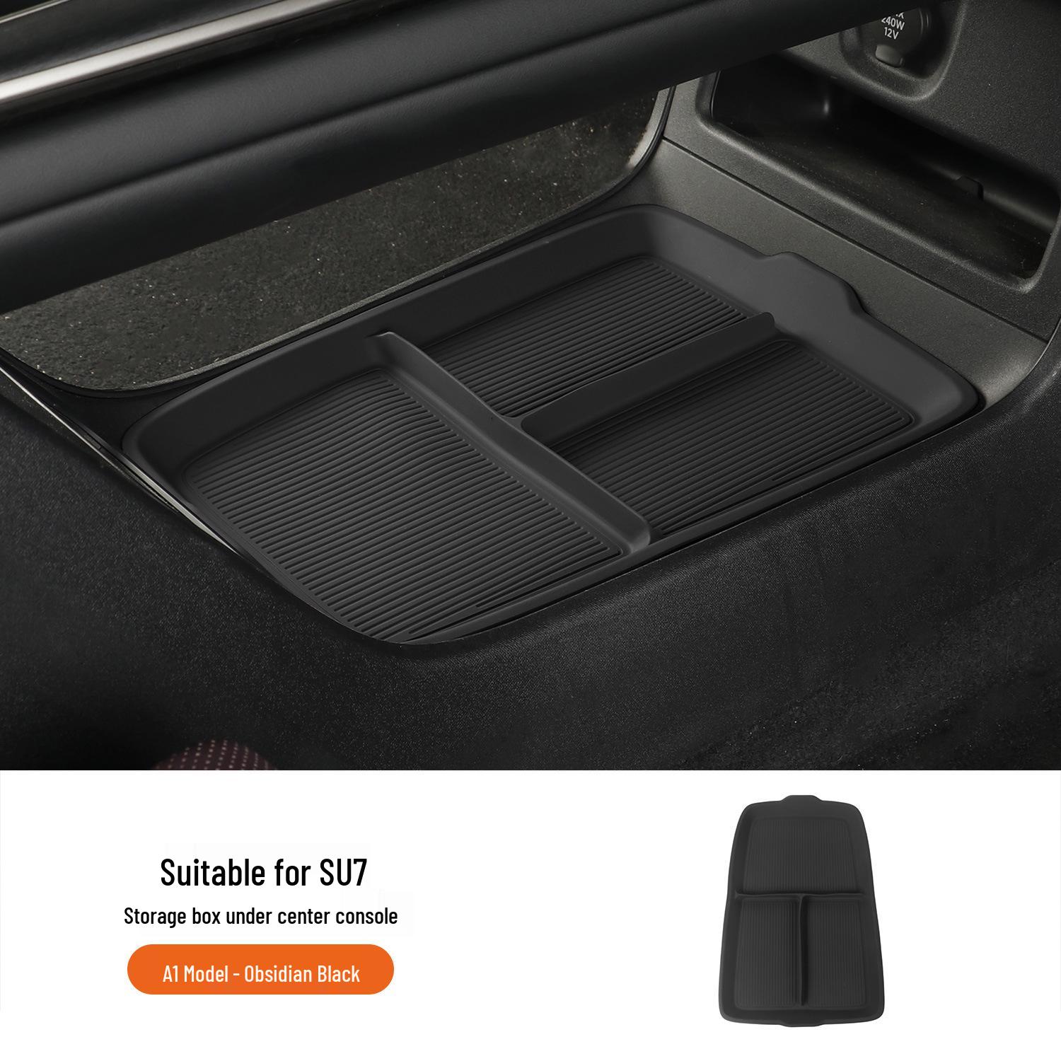 

Soft Rubber Organizer for Xiaomi SU7 Console Storage Compartment, Car Interior Accessories