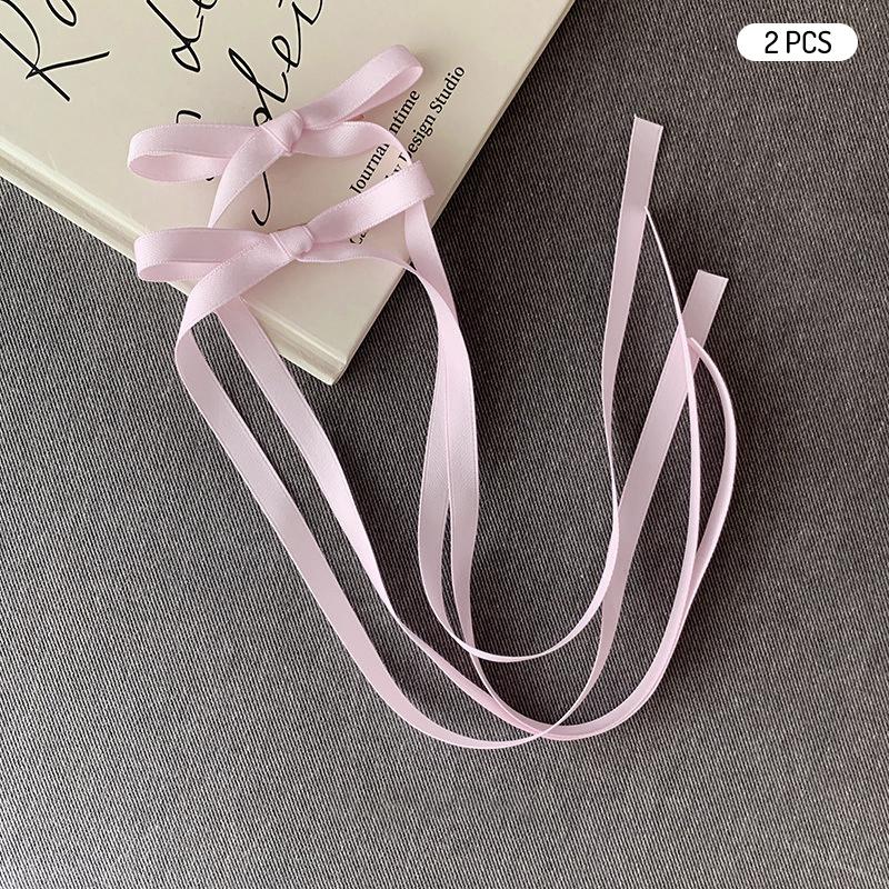 2Pcs Vintage Large Velvet Bow Hair Clip Trend Ribbon Barrettes For Girl Hair