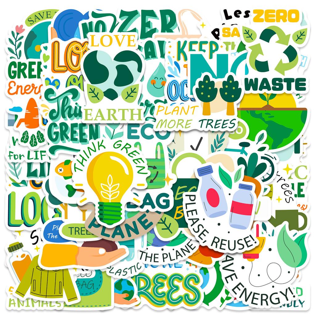 Boutique 50 Pieces of Environmental Protection Graffiti Stickers Car Stickers Notebook Guitar Skateboard Motorcycle Car Decoration Stickers