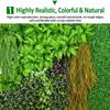 Plastic Fake Foliage Panel Fake Foliage Texture Vertical Garden Panel  Outdoor Garden