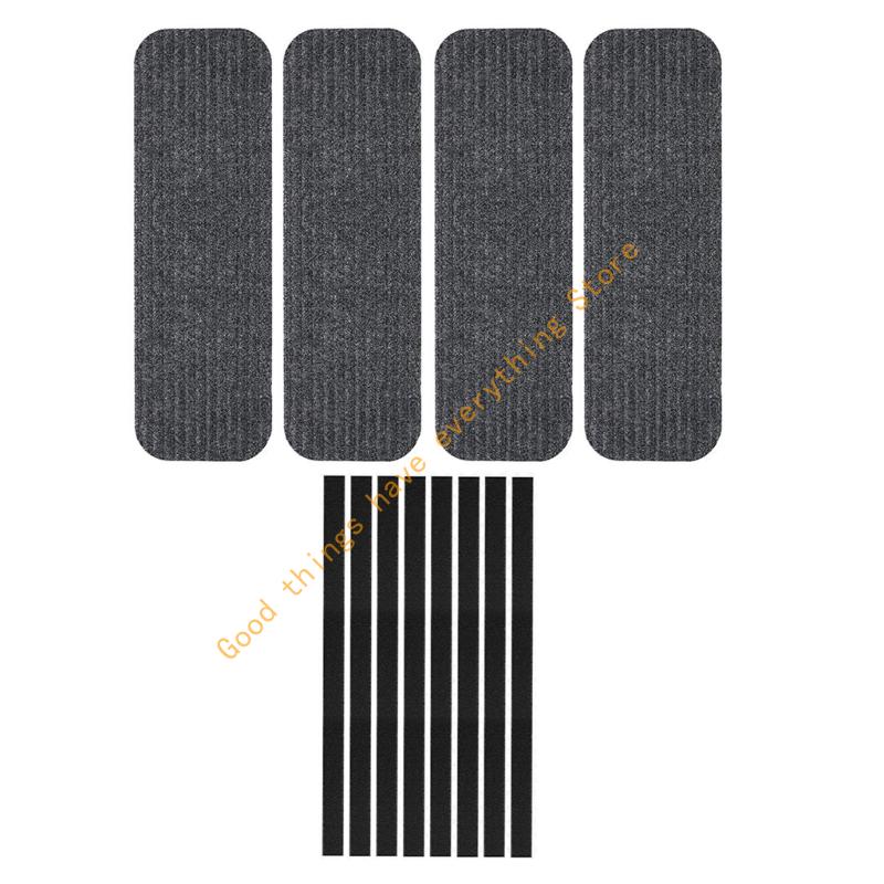 55KF Car Step Covers Slip Proof Waterproofie Caravans Stair Mats Durable Polyester Trailer Stair Pads Rugs