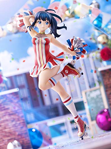 QuesQ SSSS.GRIDMAN Takara Rikka Cheerleader Style 1/7 Scale PVC Painted Complete Figure