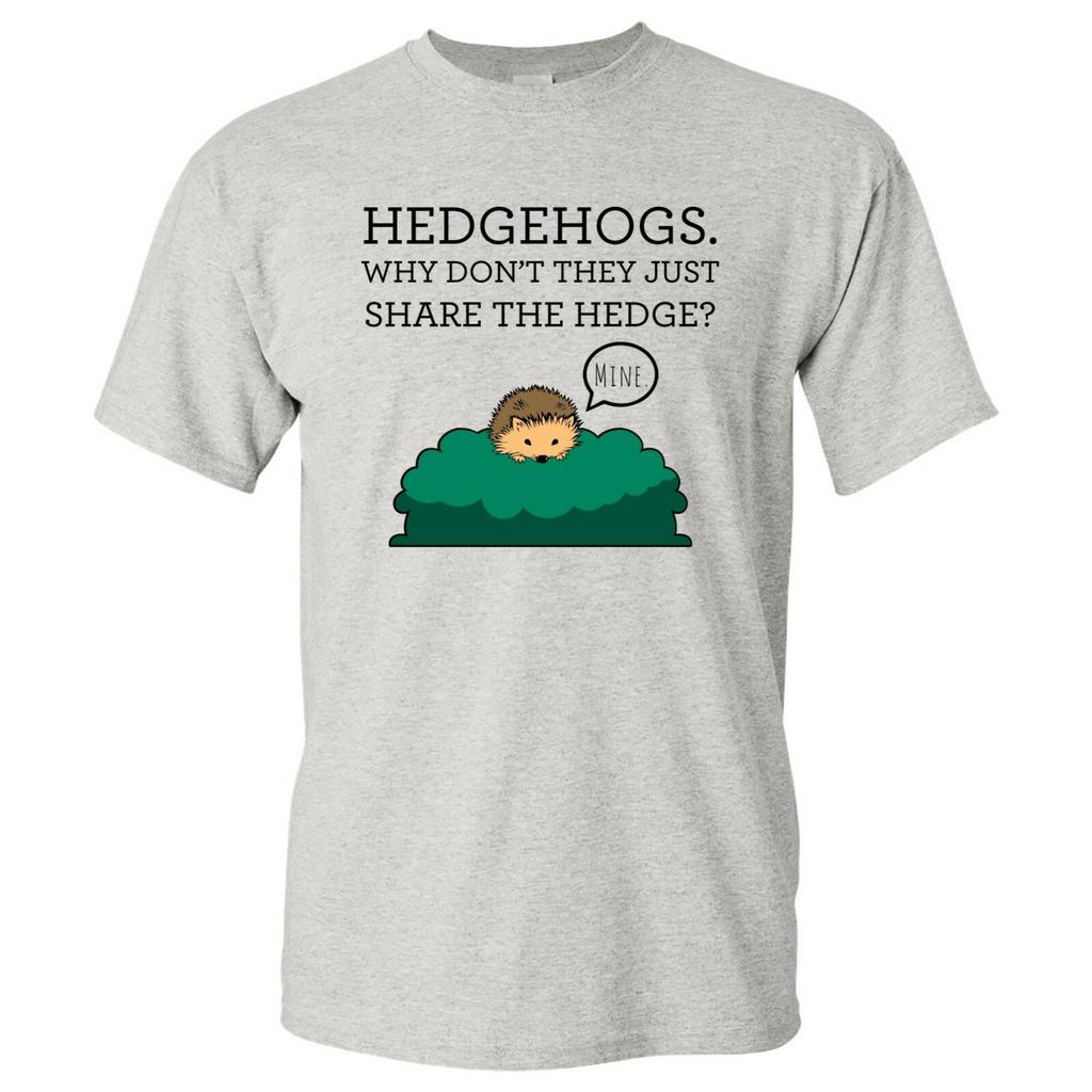 Hedgehogs Funny Animal Share The Hedge Pun Humor T Shirt