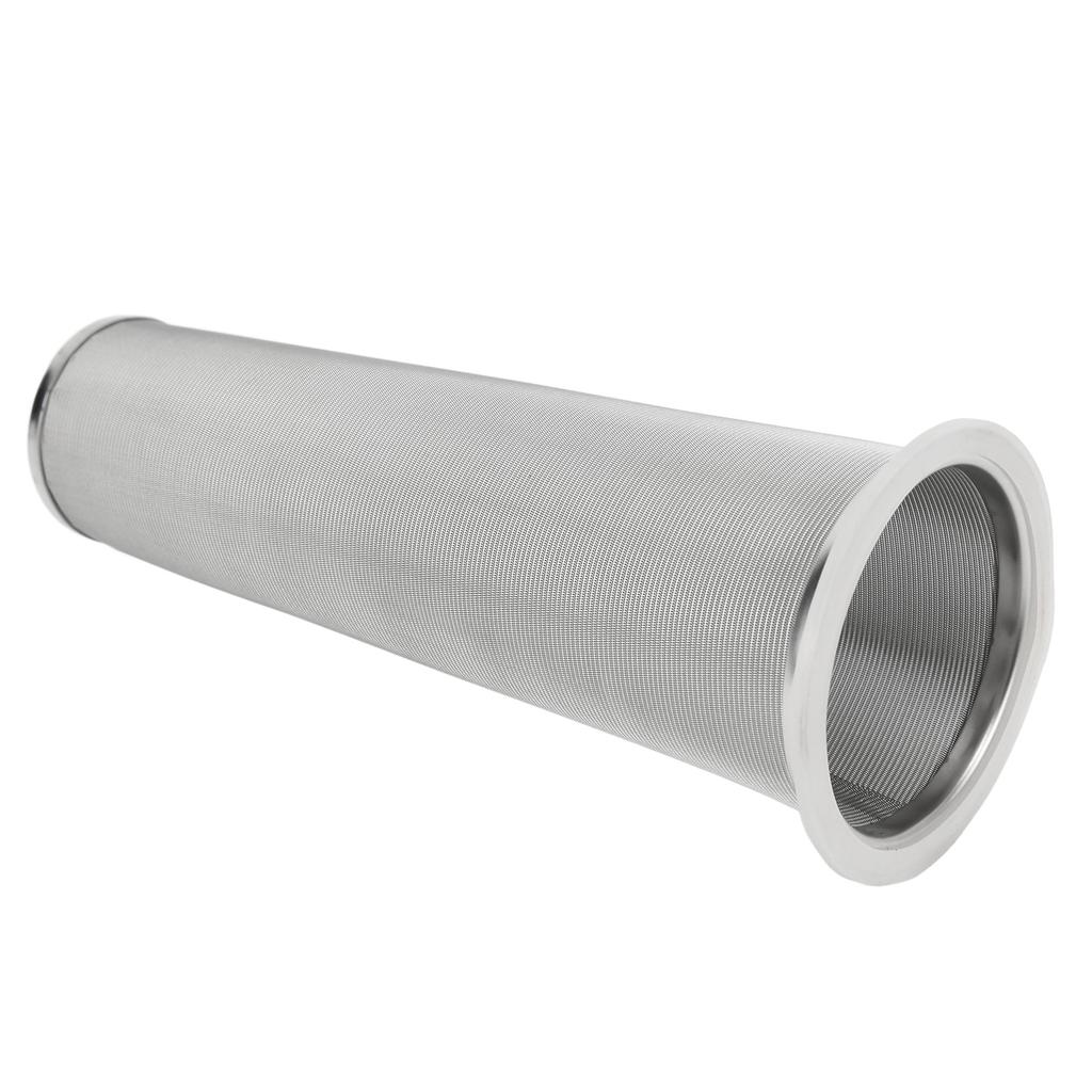 304 Nerezová ocel Cold Brew Kávový Filtr Kuželová Síťka s Bílou Gumou Kávový Louhovač pro Ovocné Nápoje