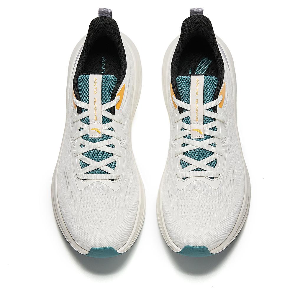 Anta Fashionable Sports Non-Slip Wear-Resistant Breathable Low-Top Casual Running Shoes Men sneaker White Black Green 912515514-4