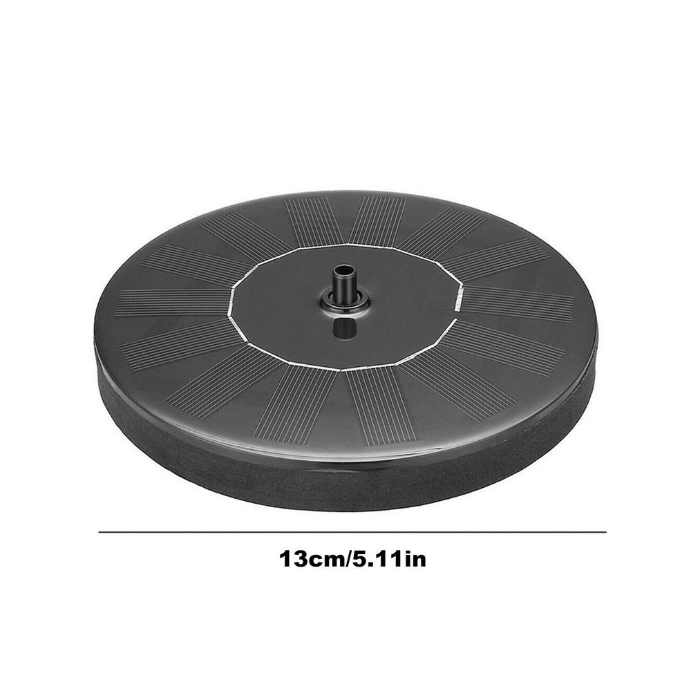 Solar Water Fountain Circular Solar Fountain Pump Outdoor Swimming Pool Mini Floating Fountain Outdoor Landscape Decoration