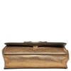 Salvatore Ferragamo Gold Leather Vara Bow Shoulder Bag Gold