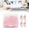 100 PCS Red Color Pepper Shaped Cute Decorative Paper Clip with Transparent Box for Office
