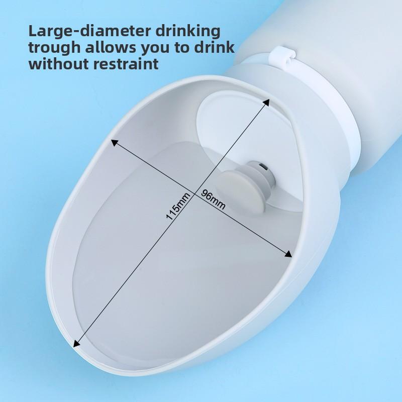 Pet Supplies Dog Accompaniation Outdoor Portable Foldable Food-grade Silicone Water Bottle Travel Drinker