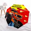 1pc Blaze and the Monster Machines (4) Umbrella, Sun Protection, And UV Shielding. It Has Eight Sturdy Ribs for Outdoor Use And Perfect Gift