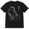 Bigfoot Dandelion Shirt Peaceful Sasquatch Nature Lover Vintage Graphic Tee