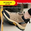 High-Top Anti-Smash, Anti-Puncture Work Safety Shoes with Non-Slip Rubber Sole