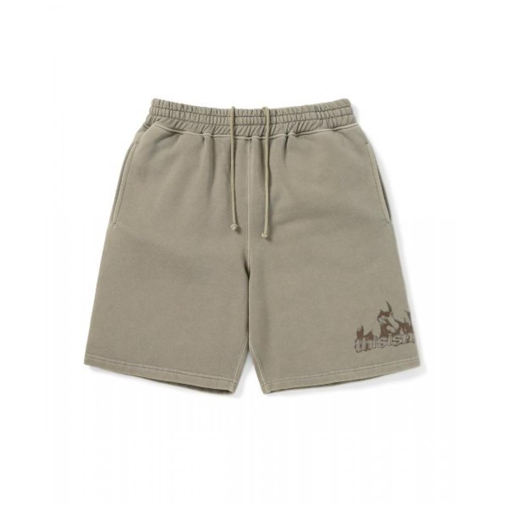 

Свитшот Flame серый S