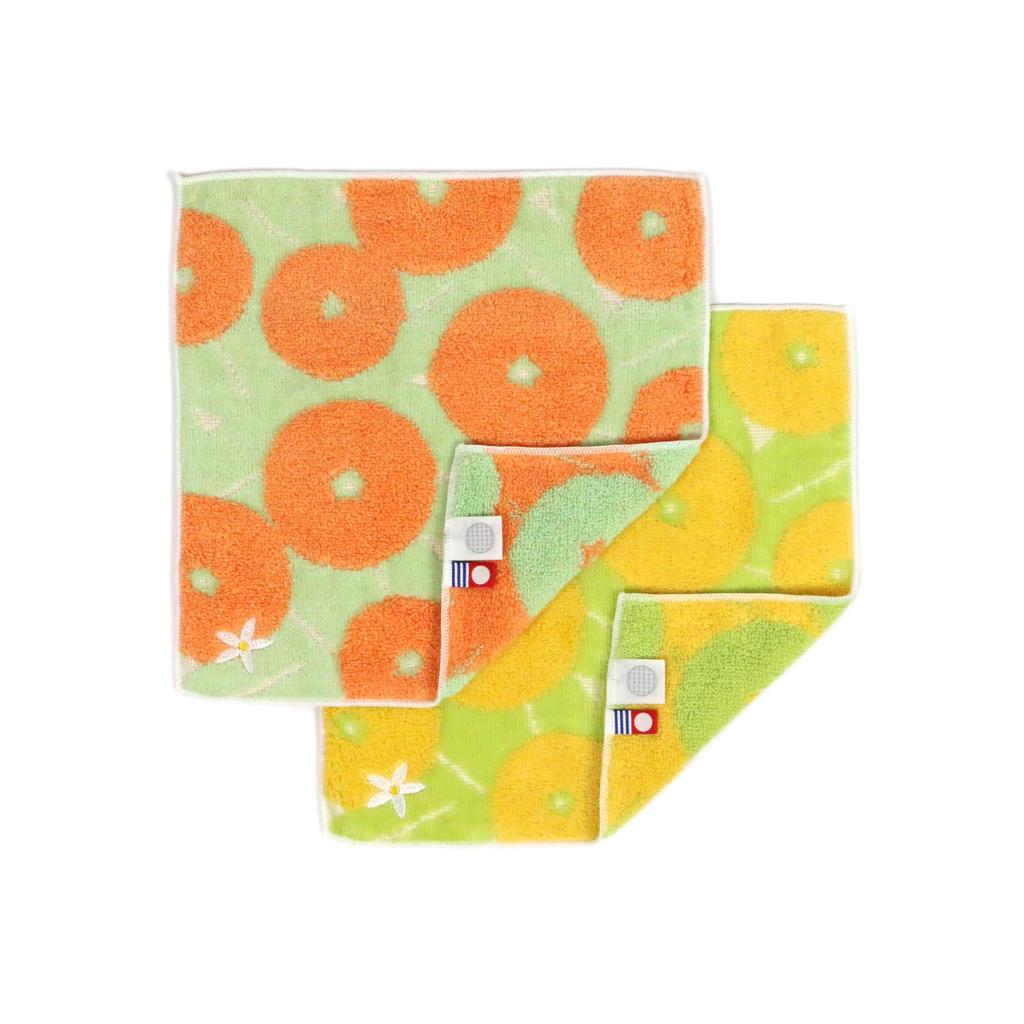 Imabari Towel Iyokan Fluffy Handkerchief Made In Highly Absorbent - Towel, Japan, (Yellow)