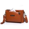 Multi-layer Handbag With Coin Purse Women's Crossbody Shoulder Bag Solid Color Envelope Bag