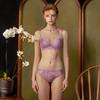 French Sexy Lace Bra Set,Push‑Up Bra Set for Small Bust,Gather Side Fat Lingerie Set