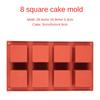 Silicone Cake Mold Non-stick Durable Small Square Shape 3d Cake Tools Silicone Square Mold Easy Demoulding Silicone 8 Company