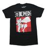 One Piece New Adult T-shirt Luffy Flying Giant Fist Strike