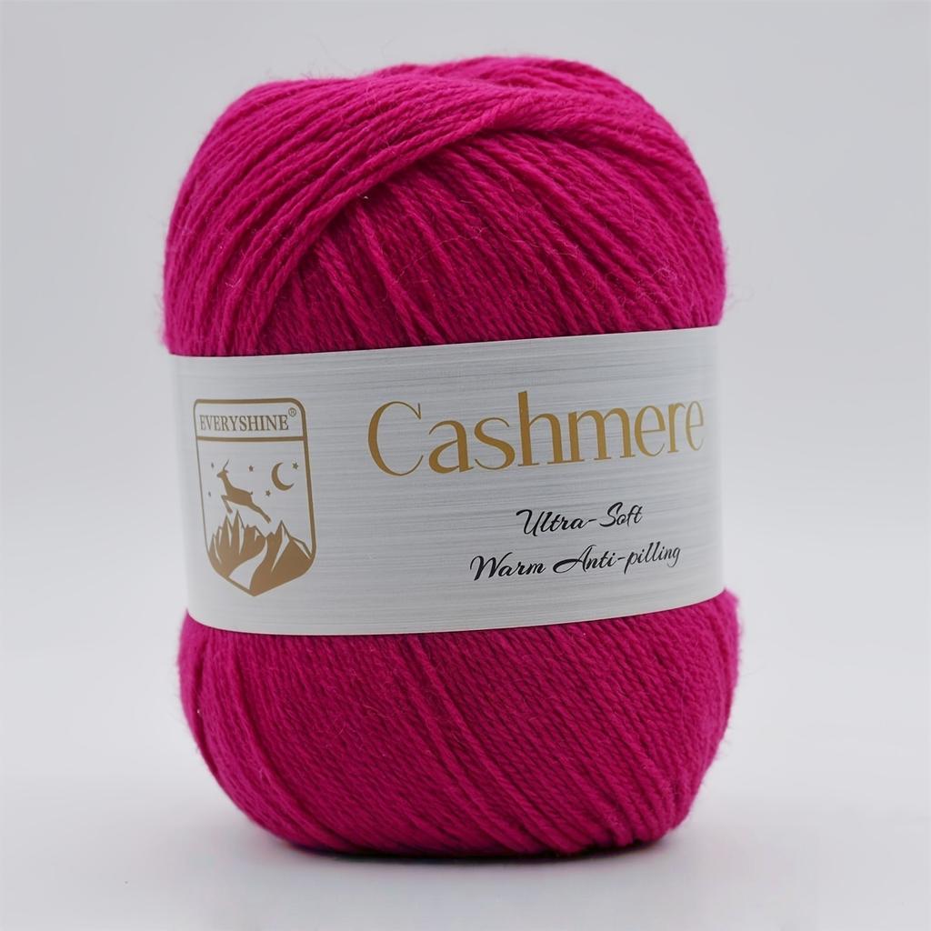 6pcs Premium Cashmere Yarn – 50g/Pc 320m Soft Knitting & Crochet Yarn for DIY Hand-Woven Crafts – Luxurious Warm Fiber for Scarves, Hats, Sweaters