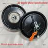 60° Universal Electric Motorcycle Motor with Drum and Disc Brake, 48/60/72V