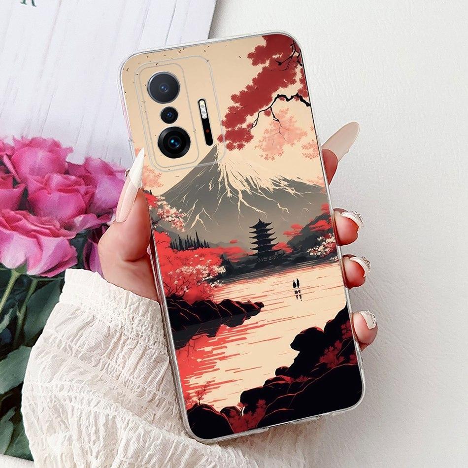 For Xiaomi 11T Pro Mi11T Cool Dragon Tiger Painted Phone Case For Xiaomi Mi 11T 11TPro 5G Soft Silicone TPU Cases