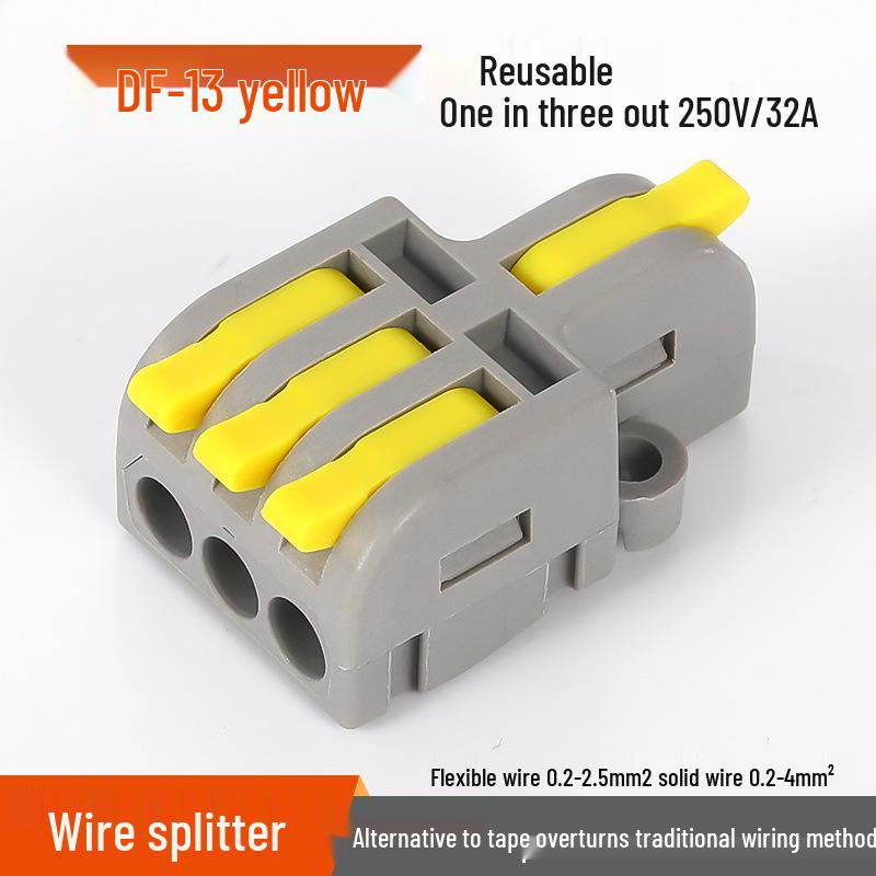 Mini Docking Model: 1 Input to 2/3/4/5 Outputs, Color Handle DF-12/13/14/15 for Home Use