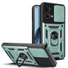 For OPPO Reno7 4G Case OPPO Reno8 4G Cover OPPO Reno 7 4G Magnetic Ring Holder Armor Phone Case Slide Camera Protect Back Cover