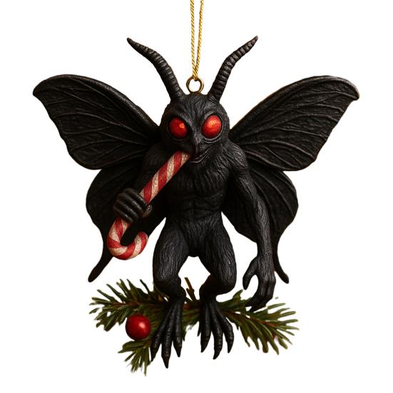 

Yousheng Темное Рождественское Украшение 2D Акриловая Безголовая Фигурка Санты/Дьявола Украшение на Рождественскую Елку для Домашнего Декора в Помещении и на Улице C