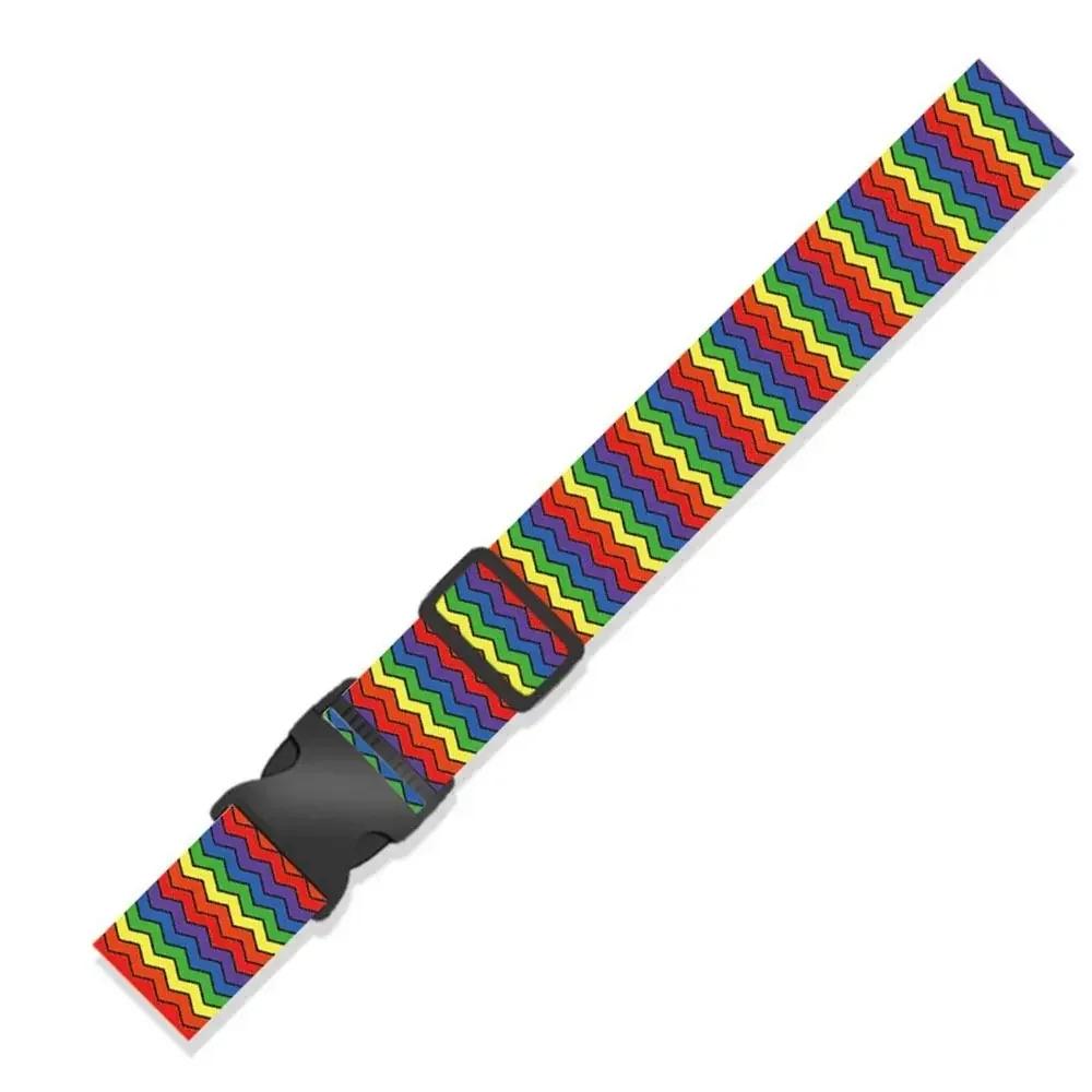 Polyester Fibre Luggage Buckle Strap Adjustable Anti-theft Baggage Tie Down Belt Anti-lost Elastic Suitcase Belts Travel Props