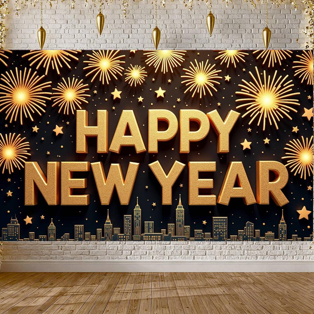 Star Banner 3D Letters Event Banner Holiday Banner Holiday Decor For Photo Backdrop Countdown Party Home Party