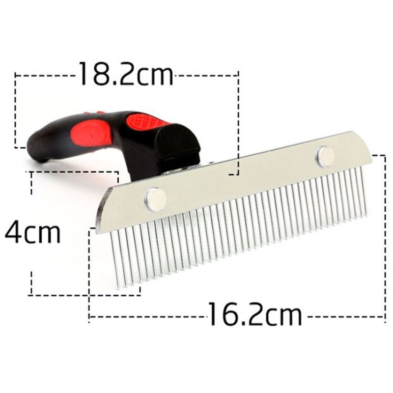 

Comb Golden Retriever Medium Large Dog Pet Supplies Dog Black and red handle