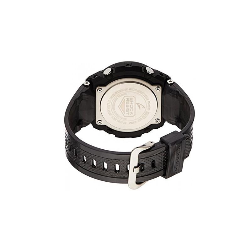 Casio G-SHOCK Layered Protective Structure, Mechanical Style, Quartz Movement, Resin Strap, Japanese and Korean Watch, Men's Watch, Black GST-210M-1A
